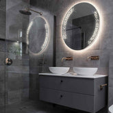 Espejo LED Redondo | Control por interruptor de pared | Luz blanca neutra - Reyze Seria Good Vibes Model 4